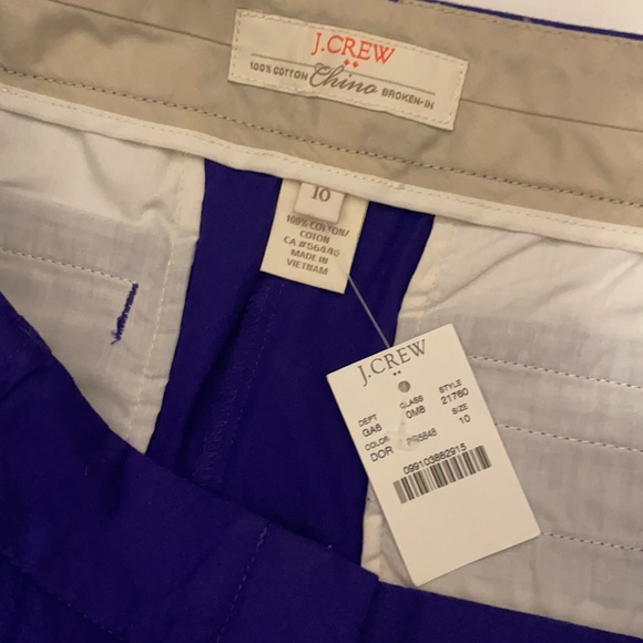 [J Crew] 100% Cotton Broken-In Chino Shorts 5" - Picture 4 of 5